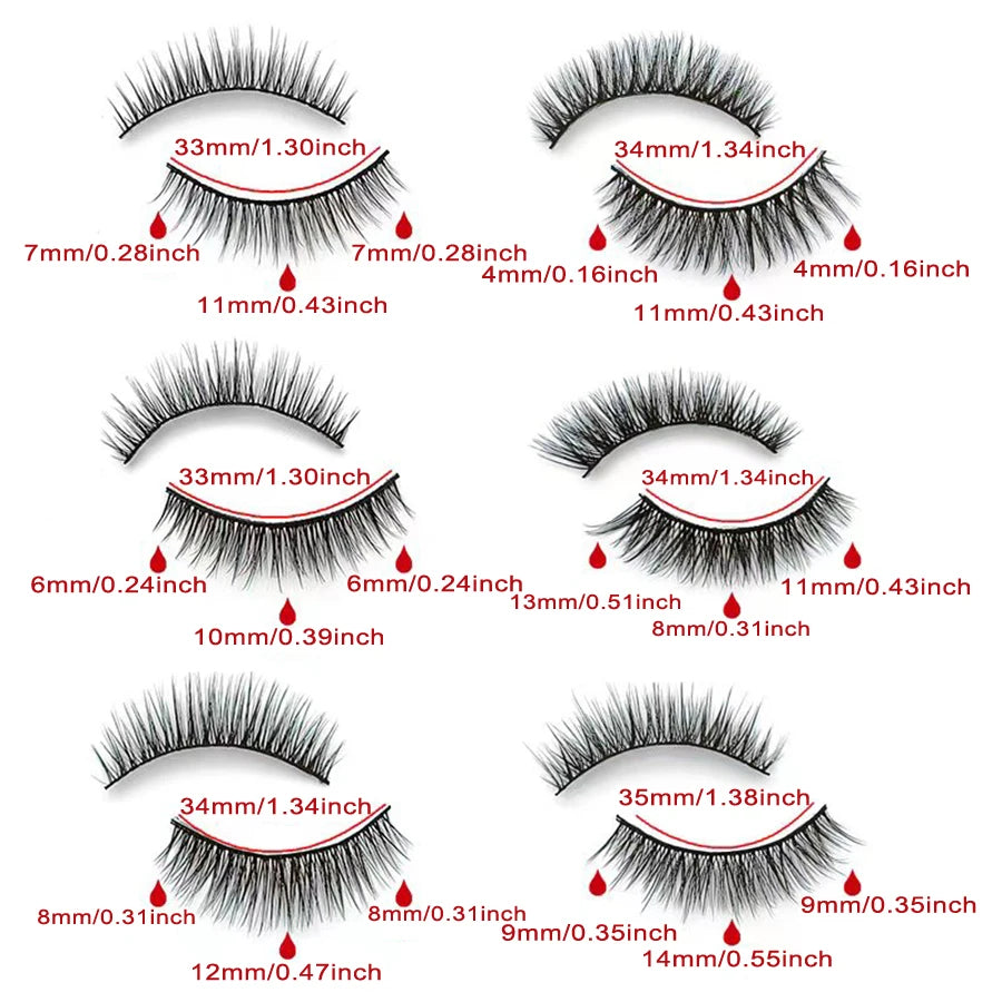MagnaLash™ 6-Pair Magnetic Lash & Eyeliner Kit