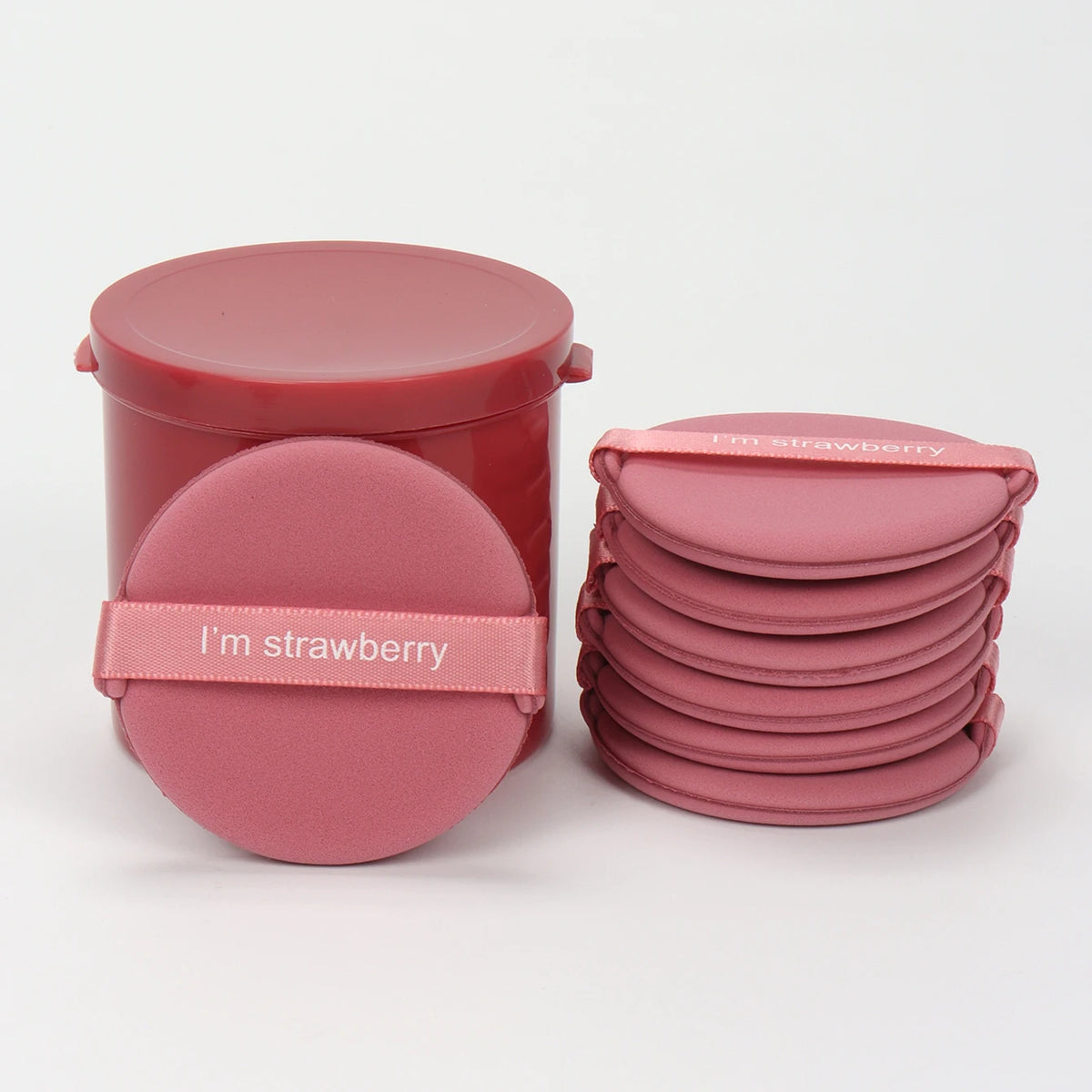 7-Piece Powder Puff Set with Hygienic Storage Case