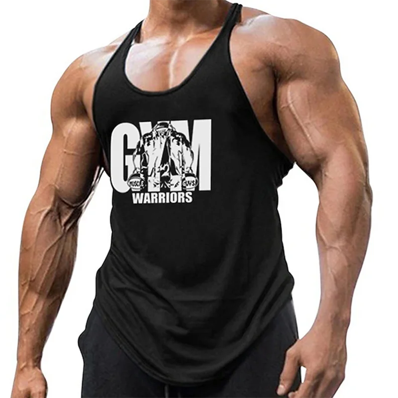 Men’s Athletic Graphic Tank Top – Sleeveless Gym & Workout Vest