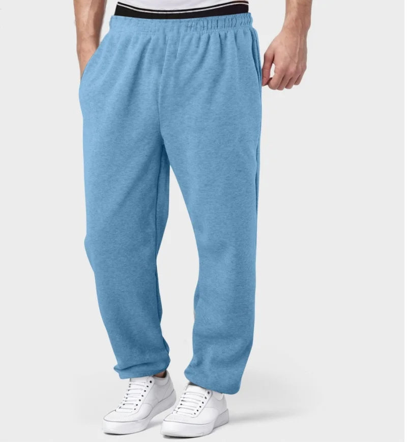 Unisex Wide-Leg Straight Sweatpants – Loose Fit Streetwear Joggers