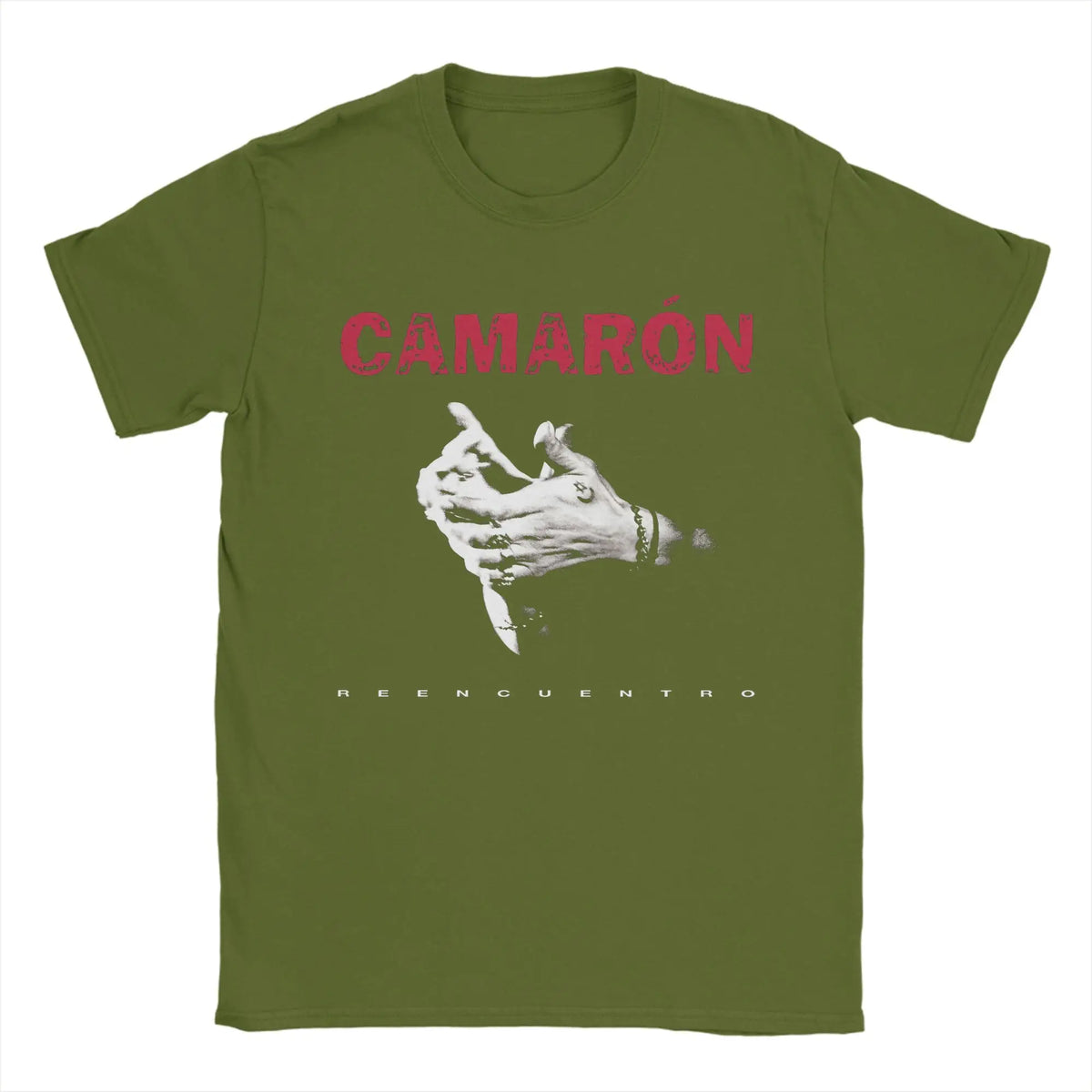 Camarón de la Isla Flamenco Singer T-Shirt – 100% Cotton Short-Sleeve Graphic Tee