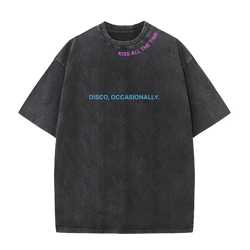 Retro Washed Harry Styles T-shirt Men Women O-Neck Oversized Cotton T Shirt Tops