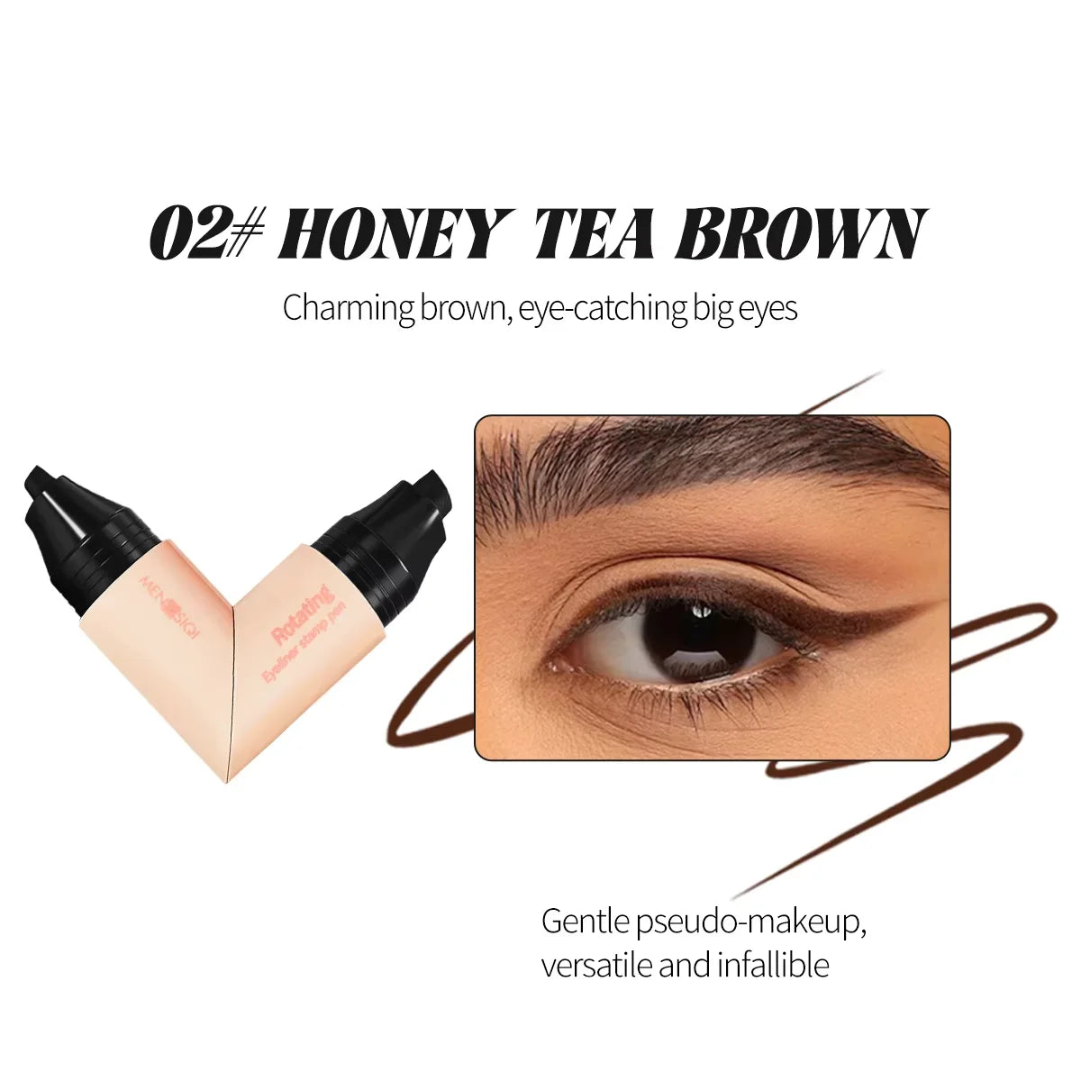 Stamp & Line™ 2-in-1 Rotating Eyeliner Stamp – Waterproof Winged Liner
