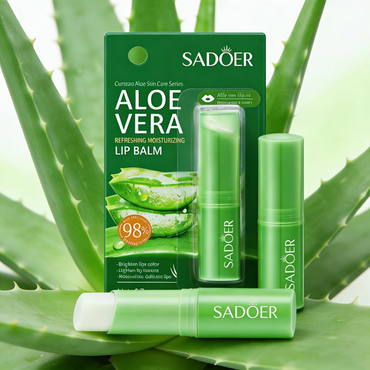 AloeSoothe™ All-Natural Healing Lip Balm & Overnight Repair Mask