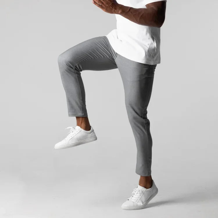 Men's Slim-Fit Ankle-Length Active Chino Pants